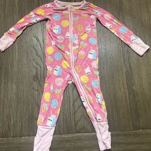 Little Sleepies cookies & milk zippie